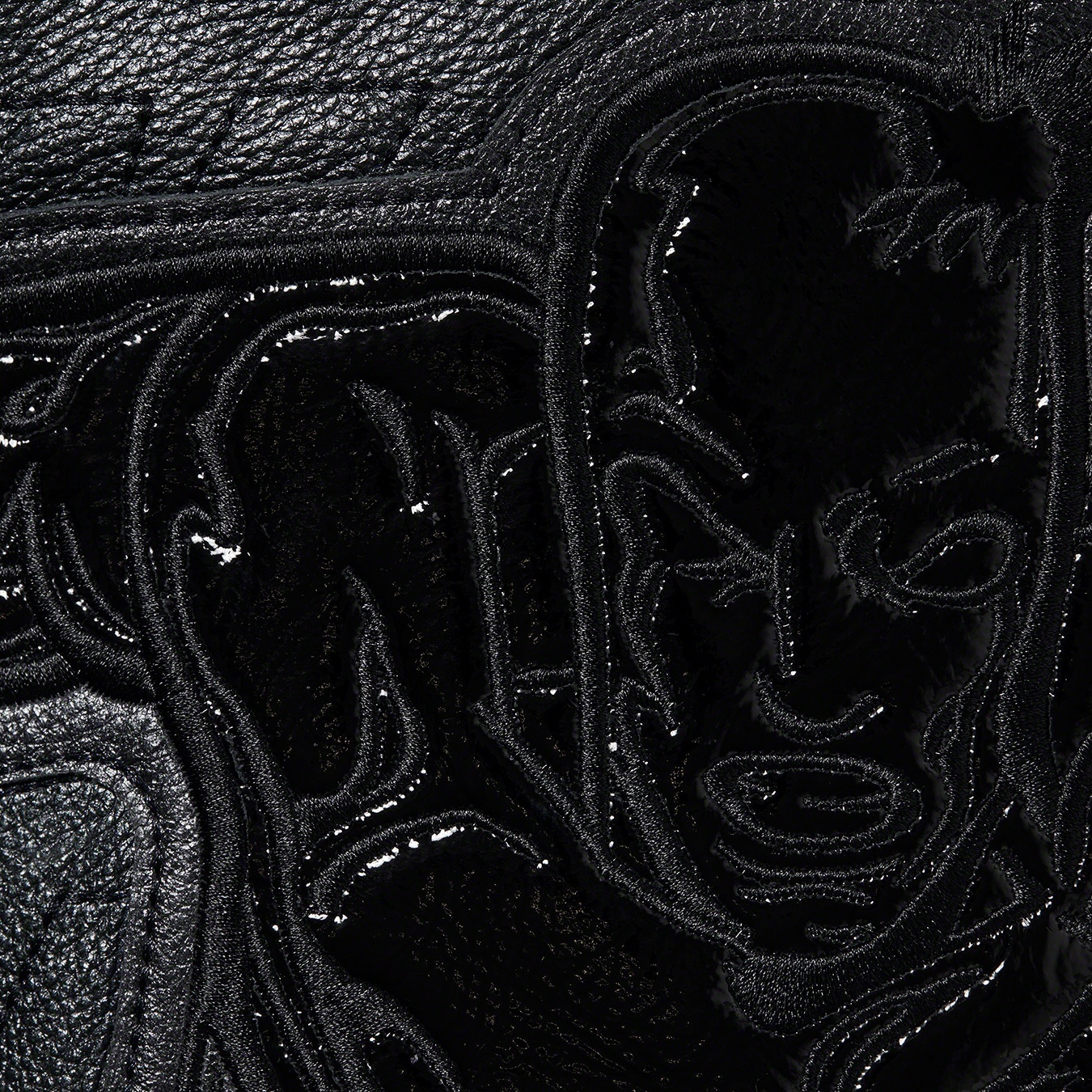 Silver Surfer Leather Varsity Jacket view 6